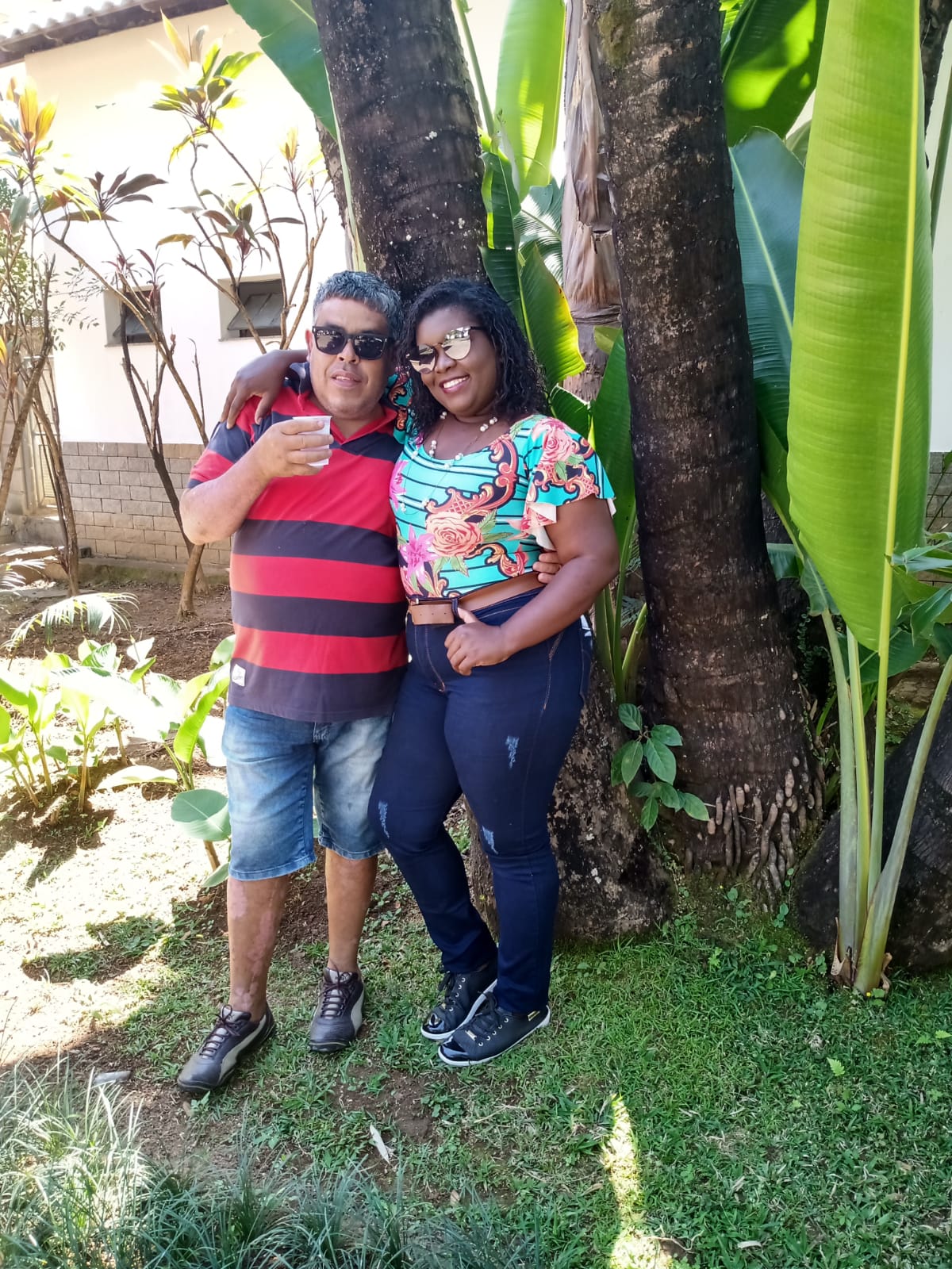 Adão Luís e Vanessa